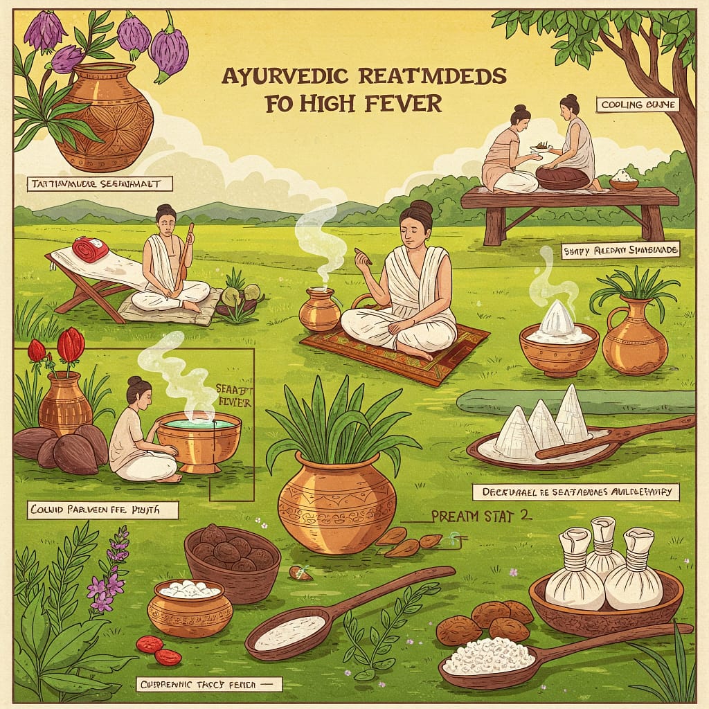 तेज बुखार के लिए आयुर्वेदिक इलाज – प्राकृतिक उपायों से पाएं राहत 10 मिनट में 4 1000410837